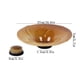 thumbnail image 2 of Plato redondo de cerámica retro for mesa con bandeja for arreglos florales Kenzan, 2 of 4