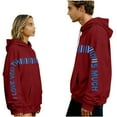 thumbnail image 6 of Lcziwo I Love You This Much Hoodie Pullover Women Men Plus Size Hoodie Sweatshirts Oversized Funny Couple Casual Outfits Wine,XXXL, 6 of 8