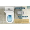 thumbnail image 6 of WM-91002 17" Comfort Height Dual-Flush Toilet Modern Elongated One-Piece Toilet for Floor Mounted Glazed Surface (Seat Included), 6 of 9