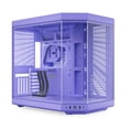 thumbnail image 1 of Funda para PC HYTE Y70 Mid-Tower ATX Gaming con doble cámara, color morado, 1 of 6