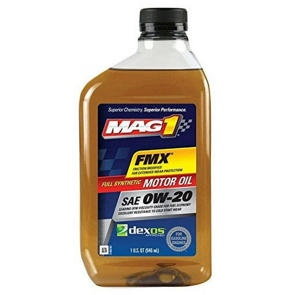 Mag1 Mg02flpl Full Synthetic Motor Oil, Sae 0w-20, 1 Quart (Pack of 6)