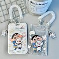 thumbnail image 2 of Anime Crayon Shin-chan Keychain & Sliding Card Holder For Student Meal, Bus, ID, Credit Cards, 2 of 7
