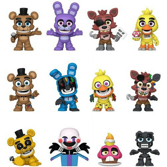 FUNKO Mystery Mini: Five Nights at Freddy's (10th Anniversary) (FNAF) (One Random Mini Per Purchase), Funko, Gifts