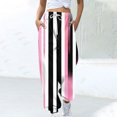 thumbnail image 2 of Ruimatai Women's Casual Color Block Printed Jogger Pants with Drawstring, Loose Fit Comfort Fleece Lounge Pants for Everyday Wear, 2 of 5