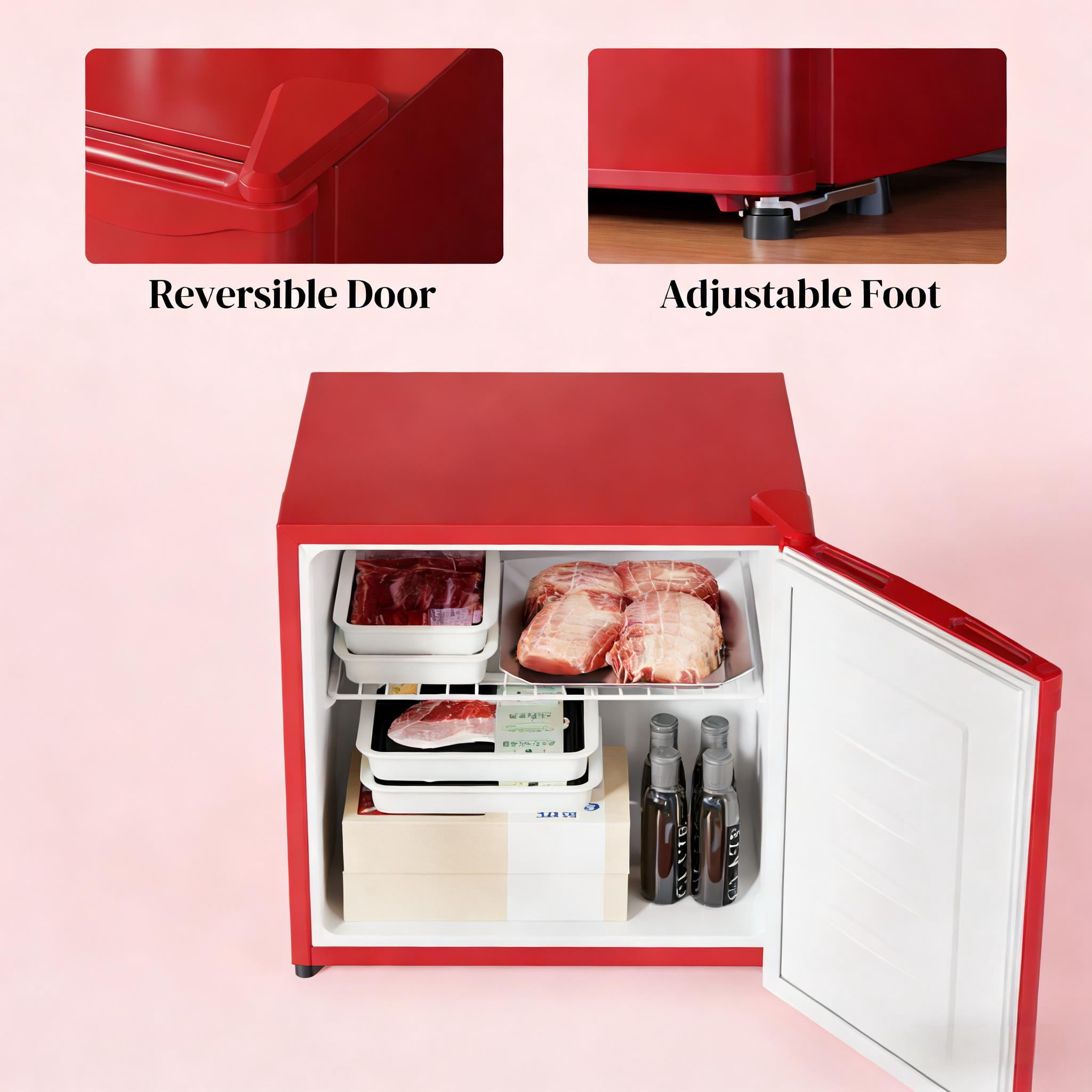 Portable Freezer,Compact Upright Freezer,Stylish Mini Freezer