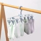 thumbnail image 4 of 2 Pack Clothes Drying Rack,12 Clips Laundry Drying Rack Folding Sock and Underwear Hanger$Clothes Drying R, 4 of 5