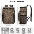 thumbnail image 2 of Scientific Knowledge Insulated Backpack Cooler, Leakproof Lunch Bag with Laboratory and Formula Design for Students, 2 of 6