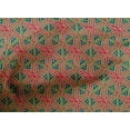 thumbnail image 4 of oneOone Cotton Poplin Fabric Floral Block Printed Fabric 1 Yard 42 Inch Wide, 4 of 4