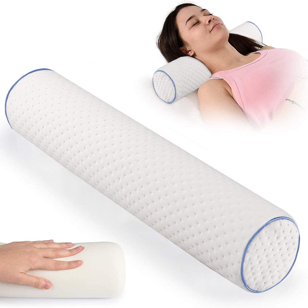 Power Of Nature Cylindrical Cervical Neck Roll Pillow for Neck Pain