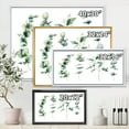 thumbnail image 4 of Designart 'Green Eucalyptus Plant Branches I' Traditional Framed Canvas Wall Art Print, 4 of 5