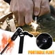 thumbnail image 1 of Palo de fuego Wilderness Survival con silbato | Encendedor de fósforos Mini de metal | Encendedor de emergencia compacto para acampar, hacer senderismo | Herramienta de llavero | 7x5x7.5cm | Líquido, 1 of 8