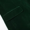 thumbnail image 6 of Beauty Emily Men's Suit Set Velvet Jacket and Pants Wedding Party Best Man Banquet Classic Costume, 6 of 8