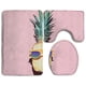 thumbnail image 1 of ABPHQTO Accesorios Piña Hipster Frutas Estilo Vainilla Juego de alfombras de baño de 3 piezas Alfombra de baño Alfombra de contorno y tapa de inodoro ABPHQTO Cont-CHAPPLE-31621, 1 of 2