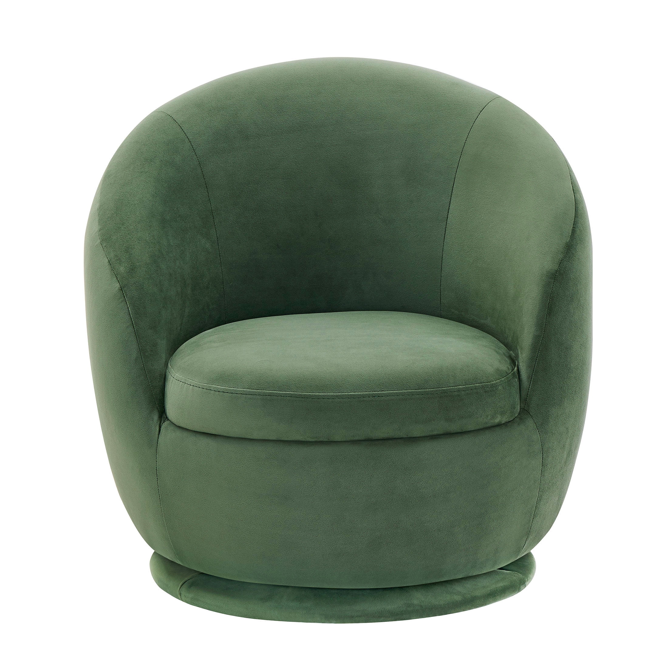 Better Homes & Gardens Mira Kids Swivel Chair, Olive Velvet