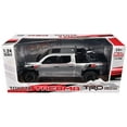 thumbnail image 2 of 2024 Toyota Tacoma TRD Off Road Edition Truck Silver Metallic with TRD Stripes w/Sunroof and Wheel Rack 1/24 Diecast Model Car, 2 of 6