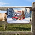 thumbnail image 2 of Santa is Coming Basset Hound Merry Christmas Xmas Noel Truck Tree Horizontal Metal Aluminum Sign Bassets Dog Breed Lovers Gifts Idea Wall Art Home Decor - 02023, 2 of 5