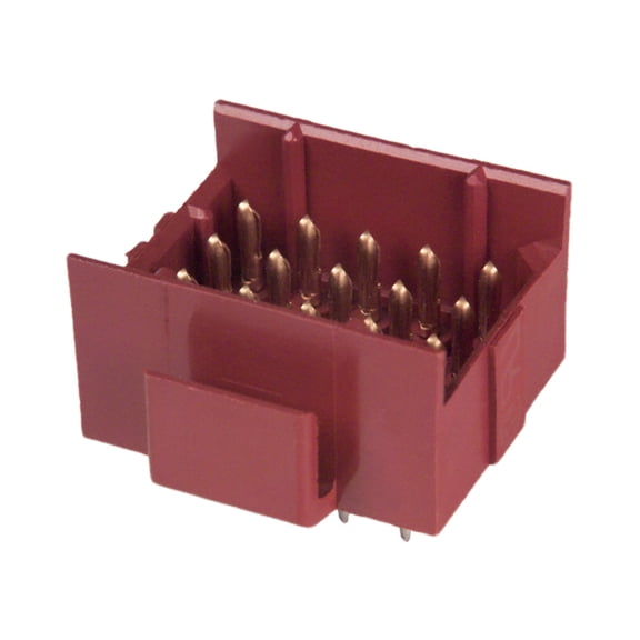 640504-4 Connector Header Through Hole 20 position 0.165 (4.20mm)