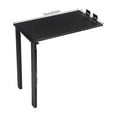thumbnail image 3 of Black Wall Mounted Folding Table Wood Folding Dining Table Folding Table with 60kg/132.28lbs Load-bearing Capacity, 3 of 21