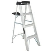 Louisville Ladder 4' Aluminum Step Ladder, 250-lb Capacity, W-2112-04S