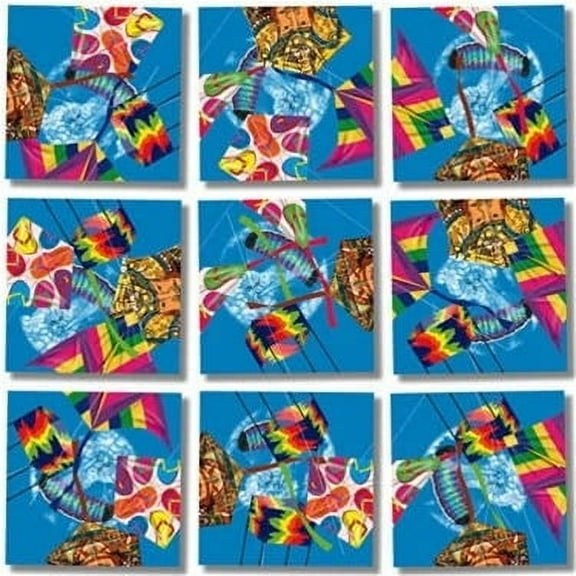 B Dazzle Kites Scramble Squares 9 Piece Puzzle