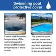 thumbnail image 4 of Solar Pool Cover Hot Tub Thermal Blanket Duty Floating Bubble Insulation Covers Swimming Pool Cover Film for Water Heating Can Be Cut for Inground Pools Hot Tubs SPA Insulating Solar Heating, 4 of 7