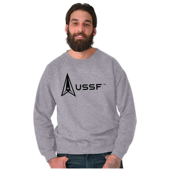 USSF Classic US Space Force Logo Sweatshirt for Men or Women Brisco Brands S