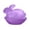 Purple, variant on Easter Candy Dish Colorful Bunny Glass Candy Jar with Lid Bunny Cookie Sugar Storage Bowl Decorative Glass Dish for Spring Easter Table Decorations Gift Party Supply(Purple)
