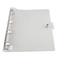 thumbnail image 1 of Clear Transparent Binder Cover Snap Design Wear  Eco Friendly PVC Budget Binder for School Office, 1 of 5