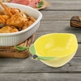 thumbnail image 4 of Plates Candy Bowl Tray Ceramics Container Lemons Fruit Shape Design Dried Dish Snack Storage, 4 of 6
