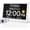 10.1" White, variant on Digital Alarm Clock with Date and Day of Week for Dementia Seniors, Voice Announcement Time, Multiple Alarm Sets, Auto DST, Gifts for Elderly People with Dementia - Black
