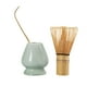thumbnail image 2 of Juego de ceremonia para matcha, batidor y soporte para matcha japonés, cerámica tradicional G verde, 2 of 3