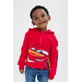 thumbnail image 2 of Disney Cars Lightning McQueen Fleece Half Zip Hoodie Toddler to Little Kid, 2 of 5