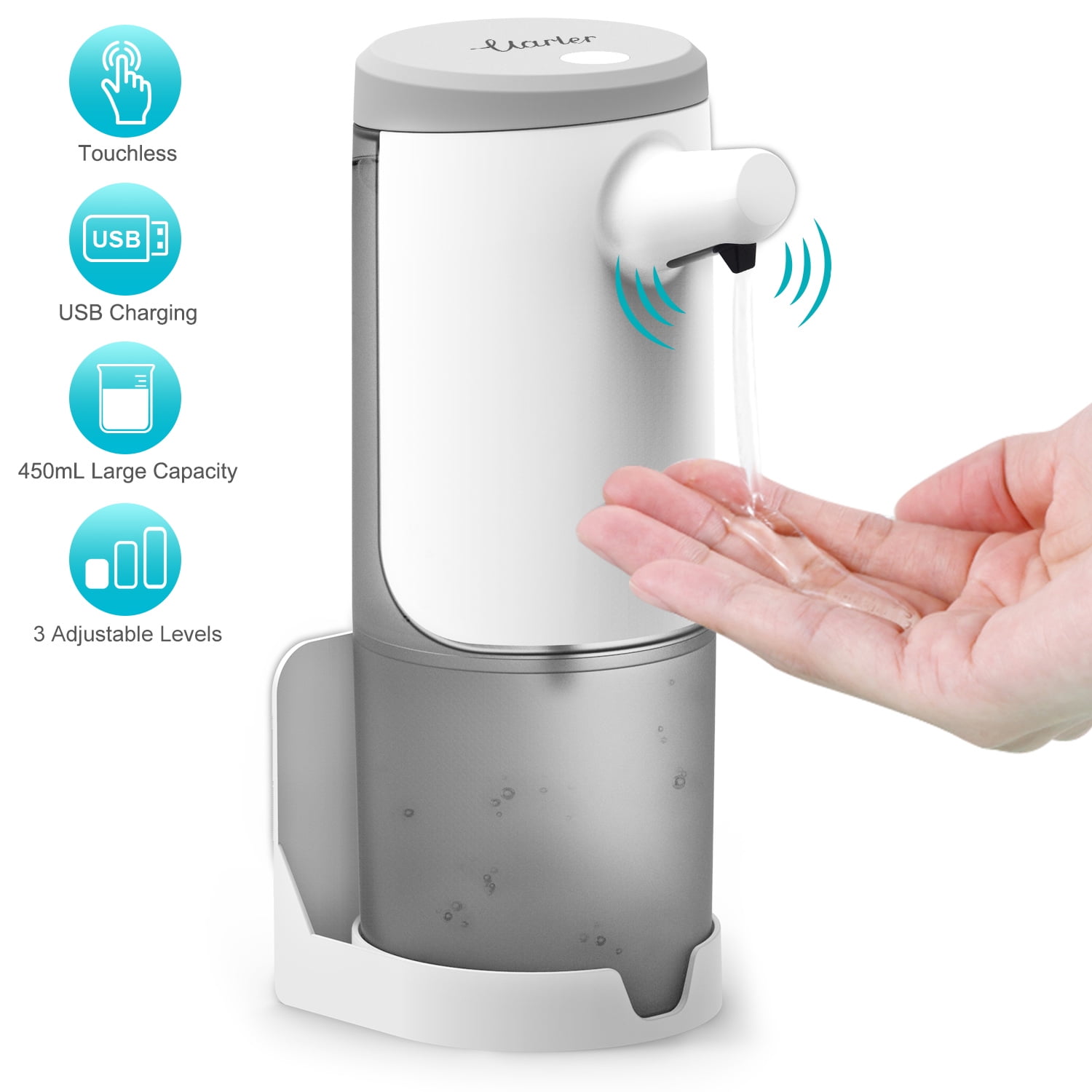450mL Automatic Soap Dispenser Dispenser Touchless 1200mAh USB