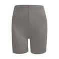thumbnail image 6 of Yuanlook Women's Biker Shorts with Pockets,High Waist Yoga Shorts Elastic Lounge Workout Shorts - Gray, 6 of 7