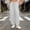 Gray, variant on Women's Pants Washed Wrinkle Barrel Drawstring Slit Multi Pocket Pants