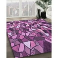 thumbnail image 3 of Ahgly Company Machine Washable Indoor Rectangle Transitional Orchid Purple Area Rugs, 2' x 3', 3 of 7