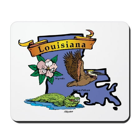 CafePress - Louisiana Map Mousepad - Non-slip Rubber Mousepad  Gaming Mouse Pad