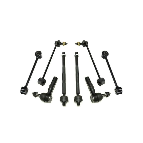 Front & Rear Sway Bar Links   Outer & Inner Tie Rod Ends Suspension 8 Pieces Kit Fits select: 2005-2010 JEEP GRAND CHEROKEE, 2006-2010 JEEP COMMANDER