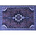 thumbnail image 1 of Ahgly Company Indoor Rectangle Persian Blue Traditional Area Rugs, 7' x 9', 1 of 4