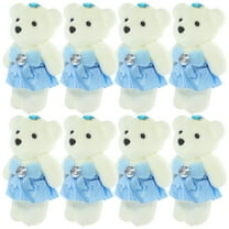 HORIALENCE 10Pcs Mini Bear Stuffed Animal Plush Foam for Home and Baby Shower Decor