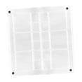 thumbnail image 4 of Contenedor de almacenamiento con forma de concha, caja de exhibición acrílica de conchas marinas, caja de almacenamiento, cuadrada, 5,6x5,6 pulgadas,, 4 of 9