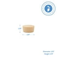 thumbnail image 2 of Wood Plugs for Furniture, 1/2 inch Maple Flat-Head Plug, Wooden Screw-Hole Plug Covers - Pack of 2,500 by Woodpeckers, 2 of 7