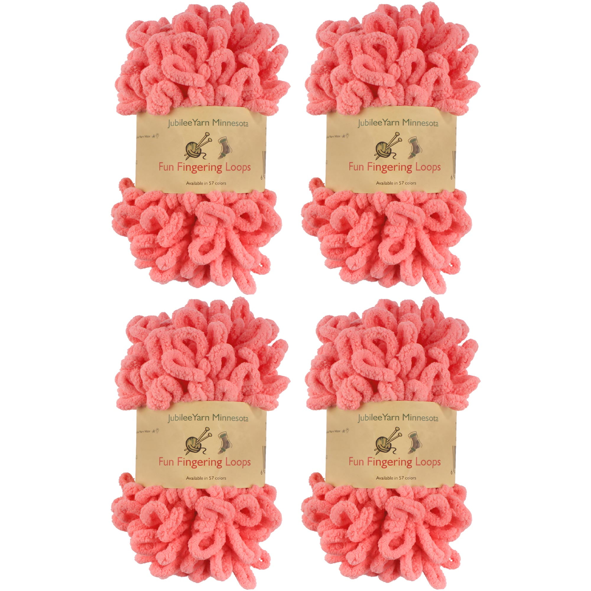 JubileeYarn Fun Finger Loops Yarn Polyester Jumbo Loop Yarn 100g