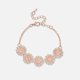 thumbnail image 5 of Pulsera de flores de ópalo accesorio de joyería de aleación de zinc para mujer con diamantes de imitación, 5 of 5