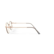 Walmart Women's MV026 Marissa Round Prescription Eyeglasses with Case, Gold