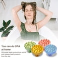 thumbnail image 3 of Handheld Silicone Scalp Scrubber Scrubber Exfoliación Masajeador Bañado Cepillo Reutilizable Viajes Cuidado de la piel Masaje Cuerpo personal Amarillo Inevent HA010454-02, 3 of 6