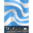 thumbnail image 7 of Blue Striped Cloth Napkins Set of 4 Reusable Dinner Napkins, Modern Simple Monochrome Geometric White Cocktail Napkin Washable Table Napkins for Wedding/Holiday Party/Baby Shower 20"x20", 7 of 7
