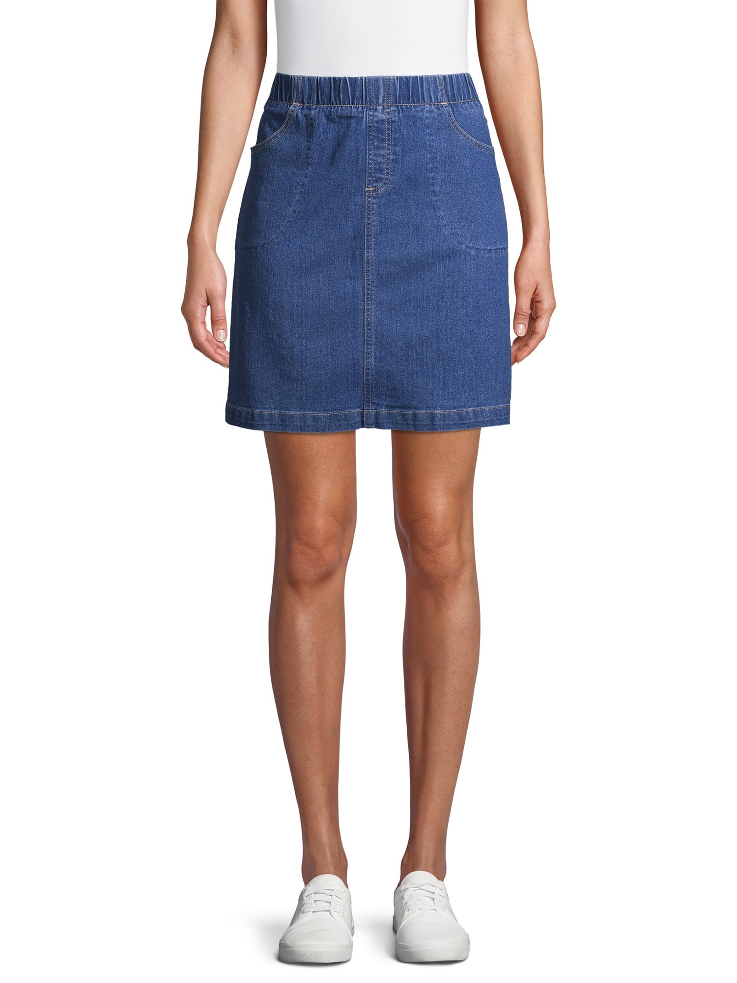 RealSize Women's Pull On 4 Pocket Jegging Skort