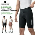 thumbnail image 2 of ROCKBROS Warren Series Cycling Short for Women Padded Breathable Sponge Shock Absorption Pants for Speed/Comfortable Riding, 2 of 10