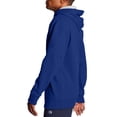 thumbnail image 3 of Champion Men's Powerblend Fleece Quarter Zip Hoodie with Embroidered Logo, up to Size 2XL, 3 of 6